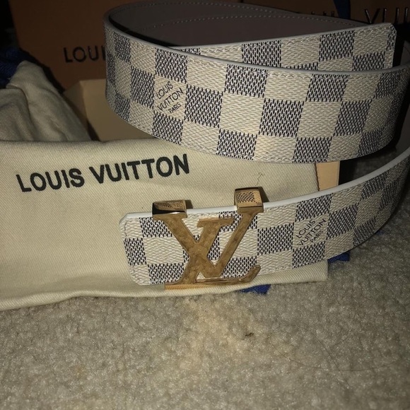 Louis Vuitton Checkerboard Print Belt - Picture 7 of 8